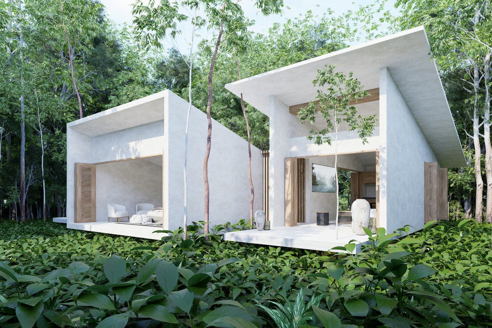 Habitación Hotel — Chukum — render 1